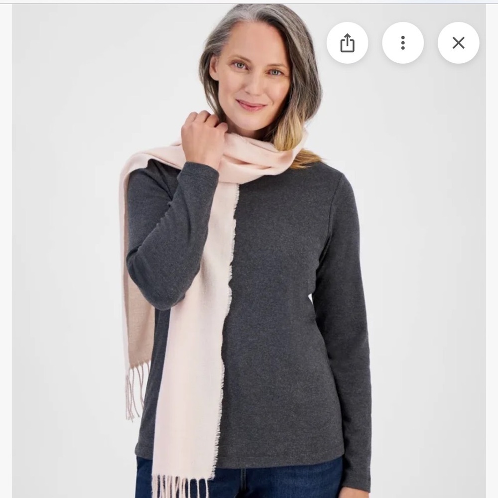 4/$25**NEW Women's Style & Co Scarf/Wrap Pink